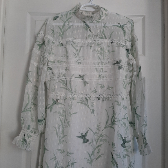 Ted Baker Fortune Lace Trim Harriet Maxi Dress - Picture 3 of 12